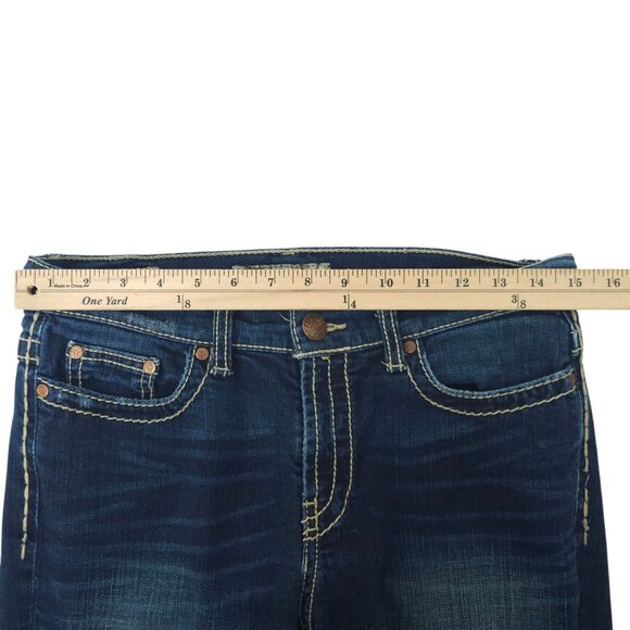 BKE Buckle Drew Boot Cut Jeans Womens Size 28 READ Distressed Mid Rise Denim - Picture 3 of 16